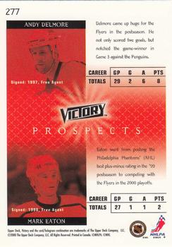 2000-01 Upper Deck Victory #277 Andy Delmore / Mark Eaton Back