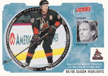 2000-01 Upper Deck Victory #255 Jeremy Roenick Front