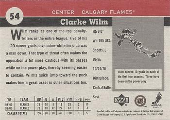 2000-01 Upper Deck Vintage #54 Clarke Wilm Back