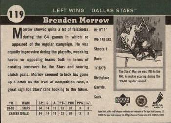 2000-01 Upper Deck Vintage #119 Brenden Morrow Back