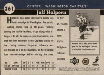 2000-01 Upper Deck Vintage #361 Jeff Halpern Back