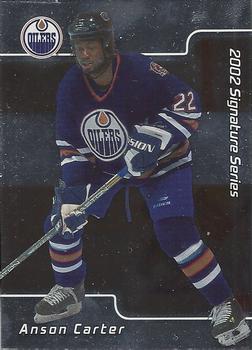 2001-02 Be a Player Signature Series #011 Anson Carter Front