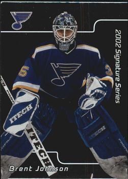 2001-02 Be a Player Signature Series #021 Brent Johnson Front