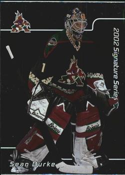 2001-02 Be a Player Signature Series #022 Sean Burke Front