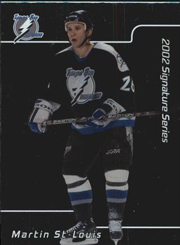 2001-02 Be a Player Signature Series #049 Martin St. Louis Front