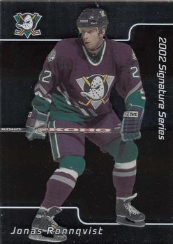 2001-02 Be a Player Signature Series #052 Jonas Ronnqvist Front