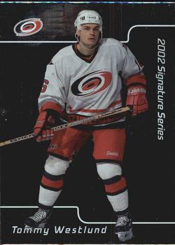 2001-02 Be a Player Signature Series #056 Tommy Westlund Front