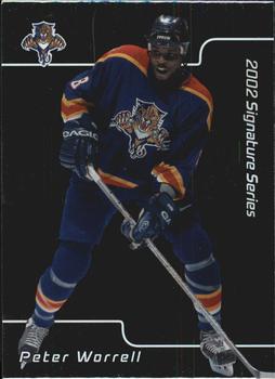 2001-02 Be a Player Signature Series #061 Peter Worrell Front