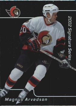 2001-02 Be a Player Signature Series #067 Magnus Arvedson Front