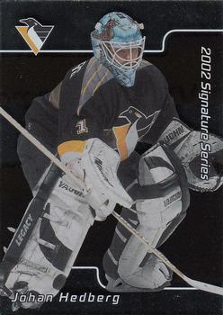 2001-02 Be a Player Signature Series #069 Johan Hedberg Front