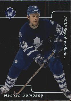2001-02 Be a Player Signature Series #071 Nathan Dempsey Front