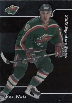 2001-02 Be a Player Signature Series #078 Wes Walz Front