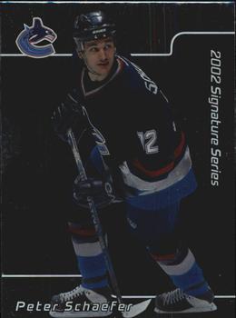 2001-02 Be a Player Signature Series #086 Peter Schaefer Front