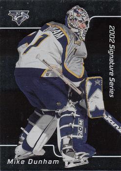 2001-02 Be a Player Signature Series #093 Mike Dunham Front