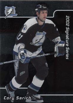 2001-02 Be a Player Signature Series #096 Cory Sarich Front