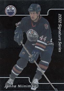 2001-02 Be a Player Signature Series #132 Janne Niinimaa Front