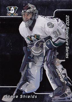 2001-02 Be a Player Signature Series #173 Steve Shields Front