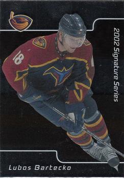 2001-02 Be a Player Signature Series #174 Lubos Bartecko Front