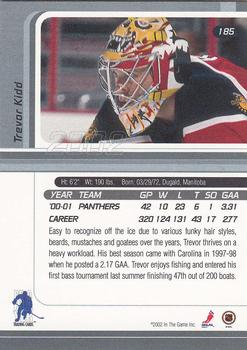 2001-02 Be a Player Signature Series #185 Trevor Kidd Back