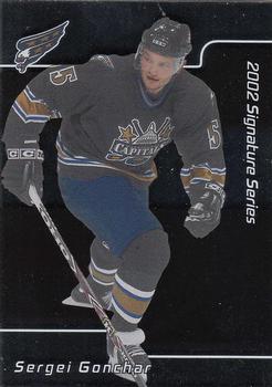 2001-02 Be a Player Signature Series #200 Sergei Gonchar Front
