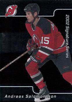 2001-02 Be a Player Signature Series #203 Andreas Salomonsson Front
