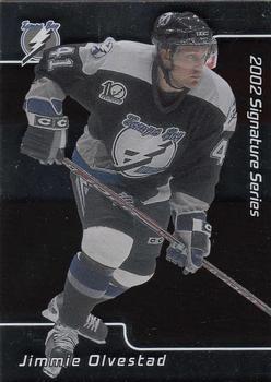 2001-02 Be a Player Signature Series #222 Jimmie Olvestad Front