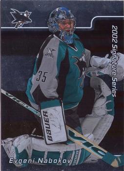 2001-02 Be a Player Signature Series #024 Evgeni Nabokov Front