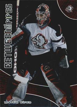 2001-02 Be a Player Between the Pipes #13 Martin Biron Front