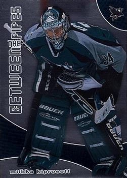 2001-02 Be a Player Between the Pipes #20 Miikka Kiprusoff Front