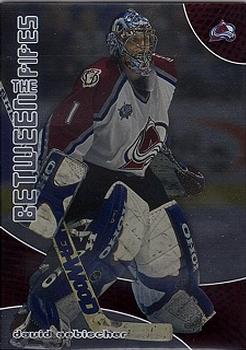 2001-02 Be a Player Between the Pipes #23 David Aebischer Front
