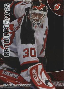 2001-02 Be a Player Between the Pipes #36 Martin Brodeur Front
