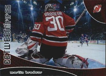 2001-02 Be a Player Between the Pipes #98 Martin Brodeur Front