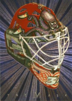 2001-02 Be a Player Between the Pipes - The Mask #NNO Manny Legace Front