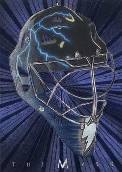 2001-02 Be a Player Between the Pipes - The Mask #NNO Nikolai Khabibulin Front