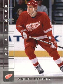 2001-02 Be a Player Memorabilia #75 Sergei Fedorov Front