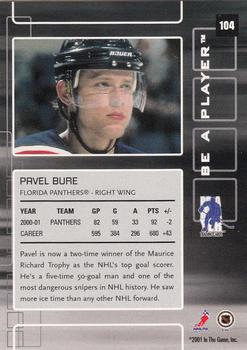 2001-02 Be a Player Memorabilia #104 Pavel Bure Back