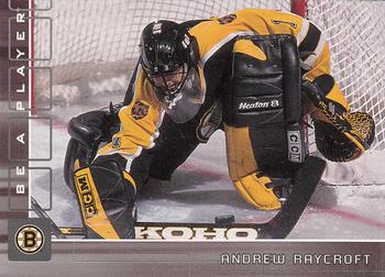 2001-02 Be a Player Memorabilia #125 Andrew Raycroft Front