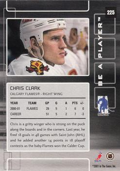 2001-02 Be a Player Memorabilia #225 Chris Clark Back