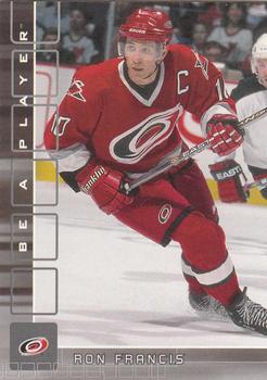 2001-02 Be a Player Memorabilia #256 Ron Francis Front
