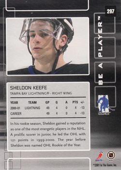 2001-02 Be a Player Memorabilia #297 Sheldon Keefe Back