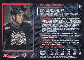 2001-02 Bowman YoungStars #32 Adam Oates Back