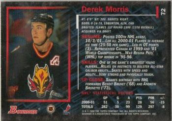 2001-02 Bowman YoungStars #72 Derek Morris Back