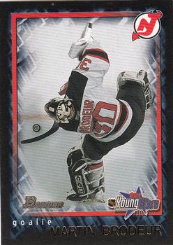 2001-02 Bowman YoungStars #80 Martin Brodeur Front