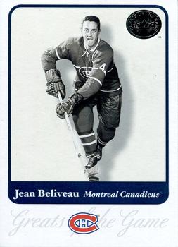 2001-02 Fleer Greats of the Game #3 Jean Beliveau Front