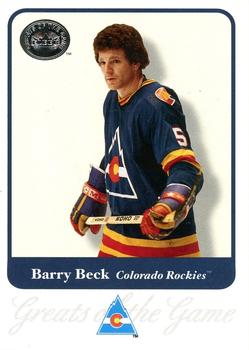 2001-02 Fleer Greats of the Game #15 Barry Beck Front