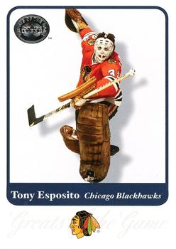 2001-02 Fleer Greats of the Game #19 Tony Esposito Front