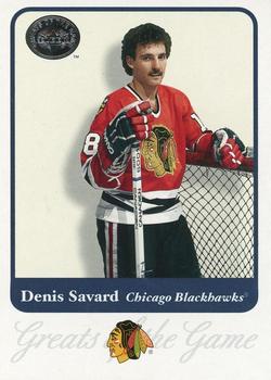 2001-02 Fleer Greats of the Game #22 Denis Savard Front