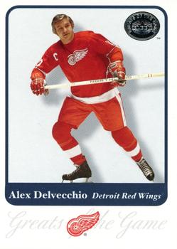 2001-02 Fleer Greats of the Game #40 Alex Delvecchio Front
