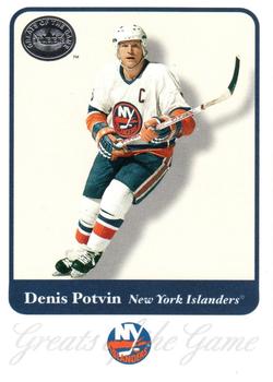 2001-02 Fleer Greats of the Game #51 Denis Potvin Front