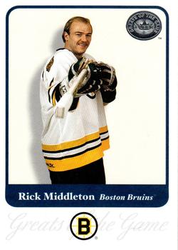 2001-02 Fleer Greats of the Game #70 Rick Middleton Front